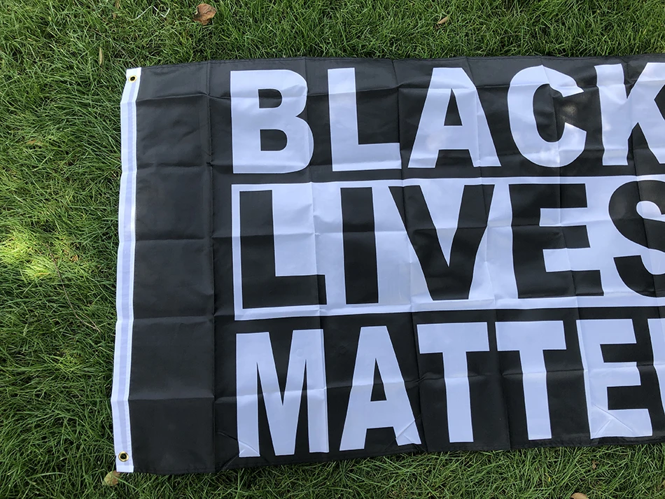 BANDERA DE SKY, envío gratis, bandera BLM, 90x150cm, bandera de EE. UU., bandera de Black Lives Matter, BLM Peace Protest, pancarta colgante de poliéster para exteriores - imagen 3