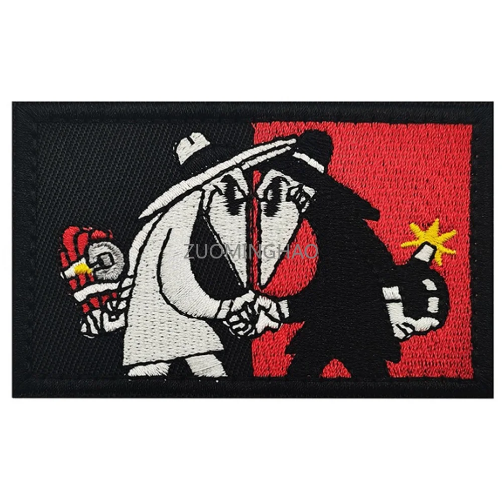 Parche de tela de Animal de un solo ojo, bordado con personalidad, parches creativos de mochila para ropa, nuevo diseño - imagen 4