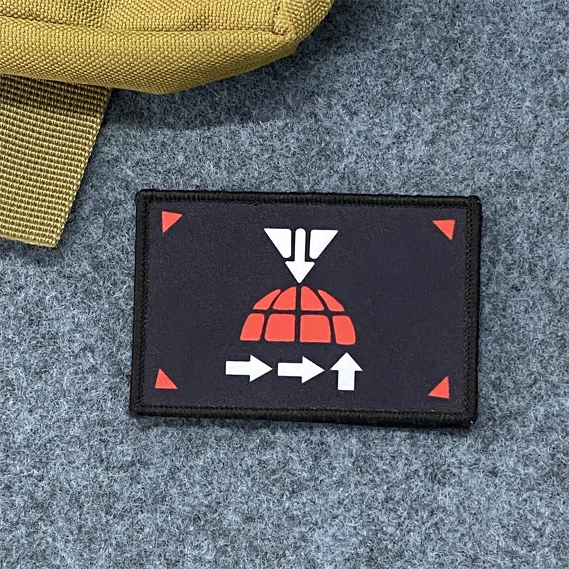 Hell Diver-parche con estampado creativo, pegatina divertida, insignias de moral táctica, gancho y lazo, apliques de brazalete para ropa, parches de mochila - imagen 4