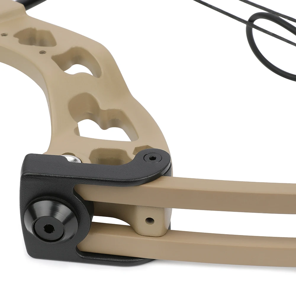 JUNXING 30-55lbs arco compuesto de tiro con arco 310FPS Let Off 70% mano derecha polea arco tiro caza objetivo arco compuesto - imagen 3