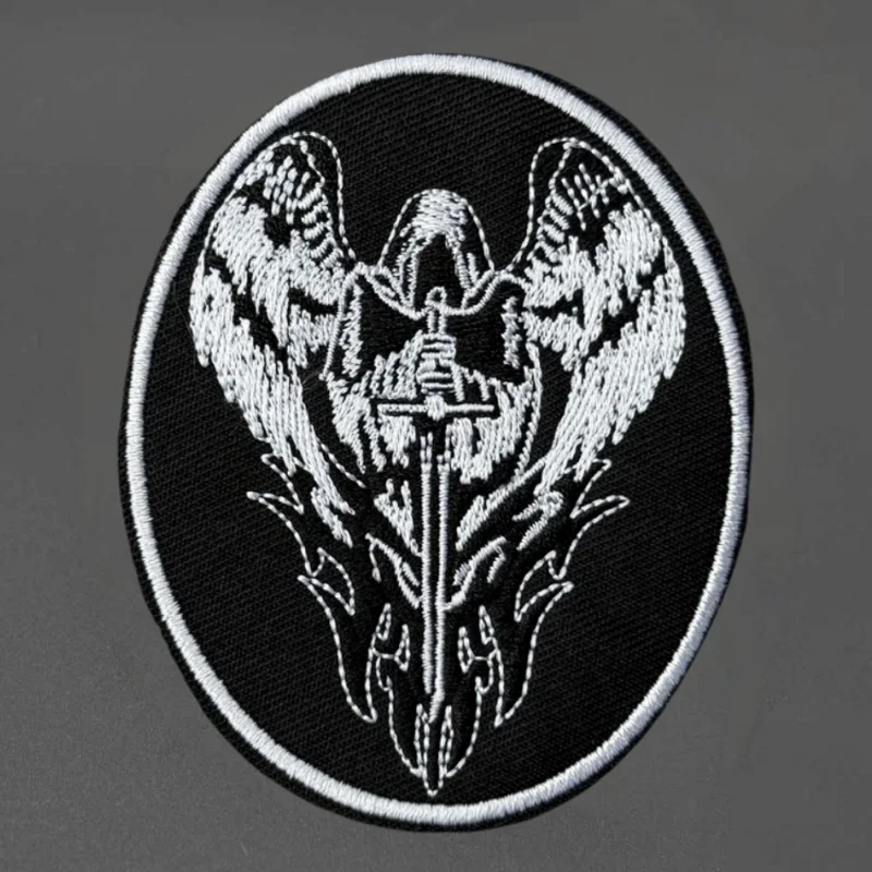 Parche con estampado de Ángel militar Chevron, chaleco táctico, sombreros con gancho y bucle, insignia de moral, pegatinas para mochila, parches para brazalete para ropa - imagen 2