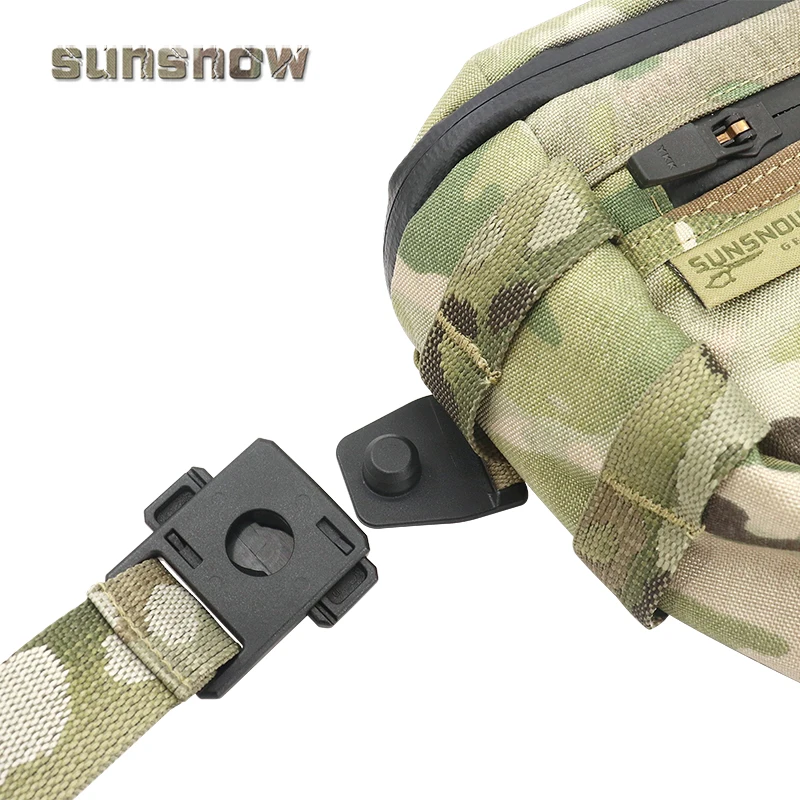 Bolso táctico de pecho, bolso de hombro tipo bandolera, mochila deportiva para desplazamientos al aire libre - imagen 3