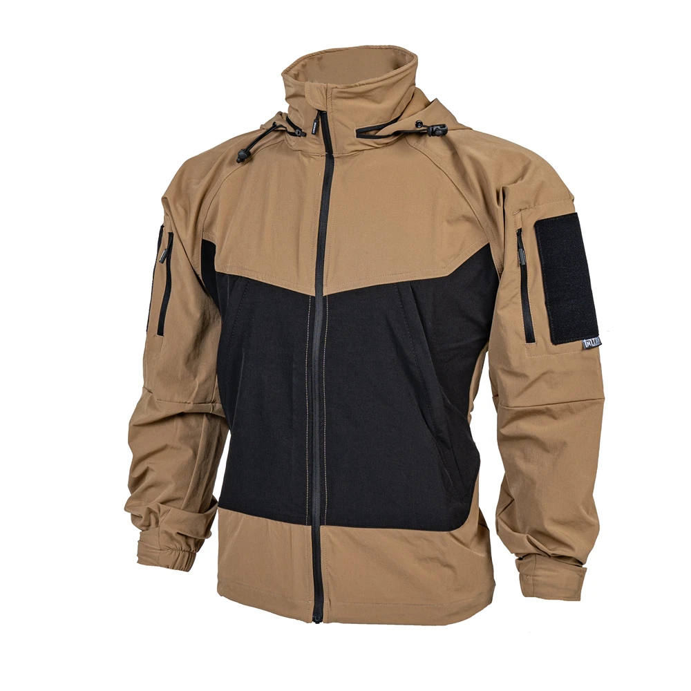 Chaqueta elástica de cuatro caras, Top táctico para desplazamientos finos de primavera y otoño al aire libre - imagen 3