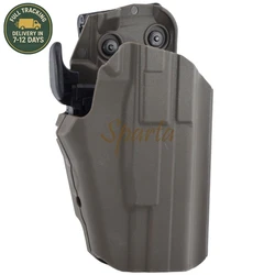 Funda táctica polímero extracción rápida pistola mano derecha
