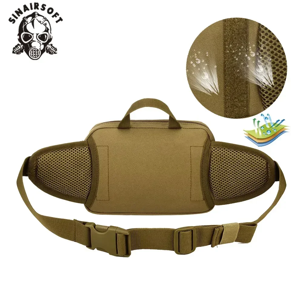 Riñonera táctica multifuncional, Triple uso, deportes, senderismo, Camping, viajes, escalada, equipo de ciclismo, riñonera - imagen 3