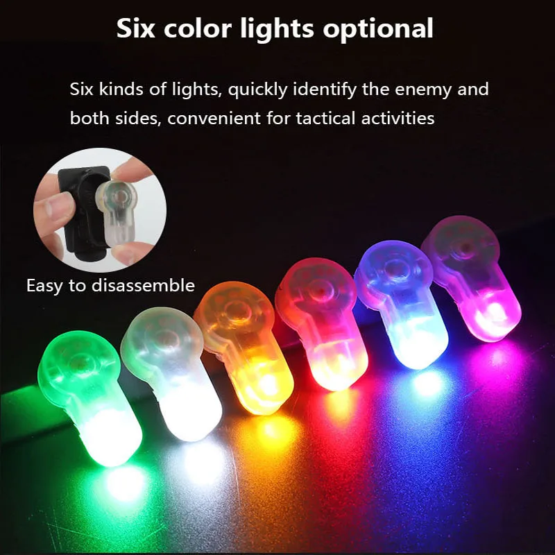 Luz de señal táctica con clip, impermeable, supervivencia al aire libre, flash, reconocimiento de movimiento, CS real, reconocimiento para varias personas - imagen 4