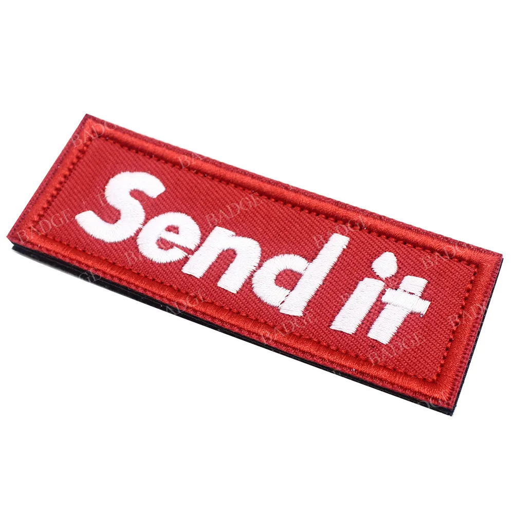 Parche de bucle de gancho bordado, insignia de apliques de ropa de bicicleta, mochila de refrán divertido, Yeet Goon, decente - imagen 5