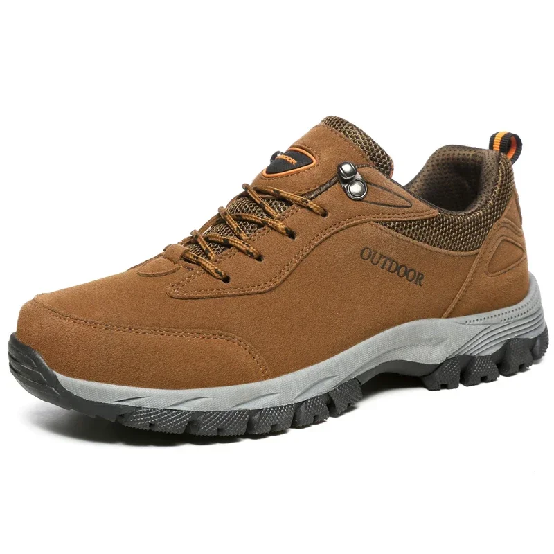 Zapatos de senderismo impermeables para hombre, zapatos informales para hombre, talla grande 49, zapatillas tácticas para caminar y cazar, calzado para caminar - imagen 2