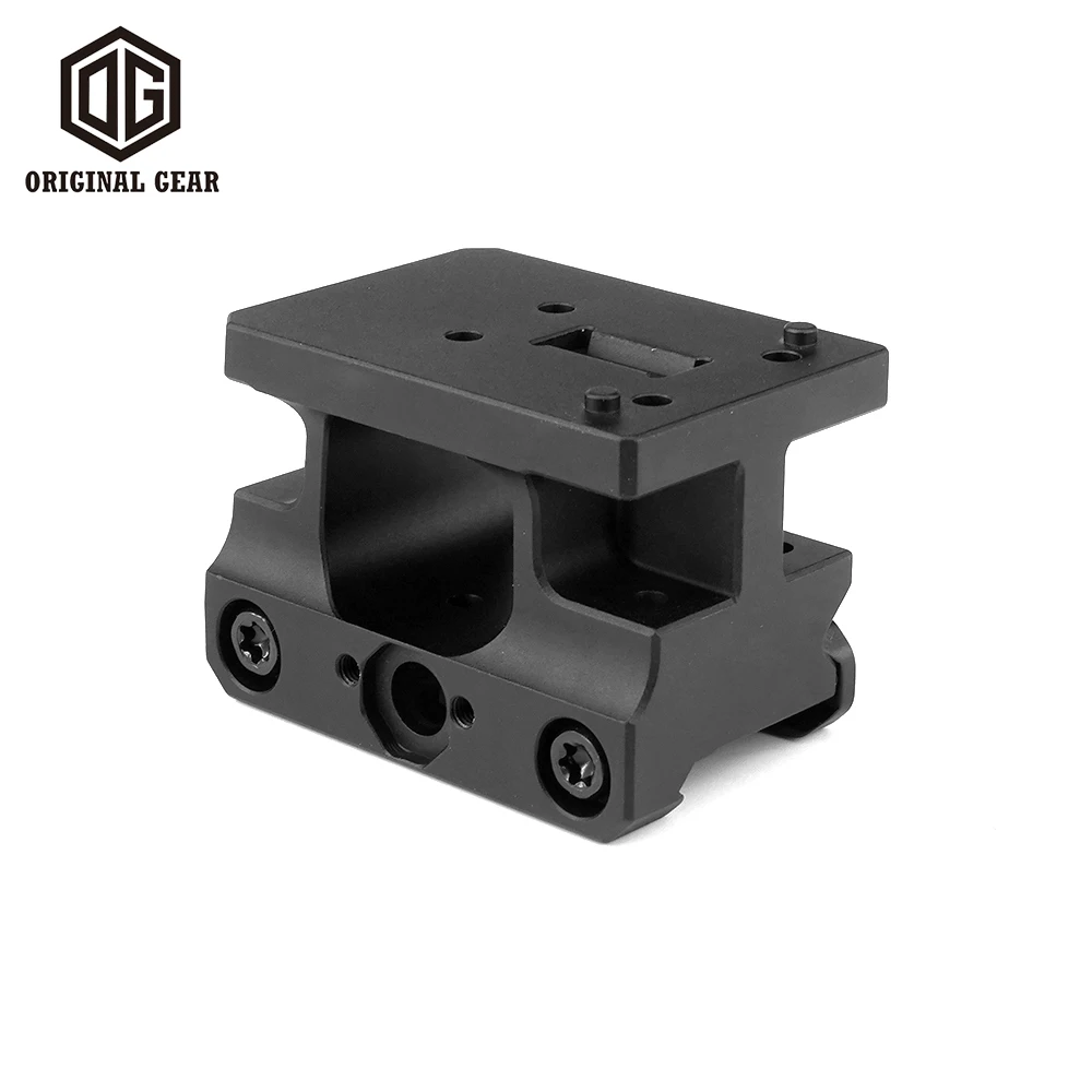 Línea central óptica táctica AEMS FAST Mount de 2,26 pulgadas para caza Airsoft hecha de aluminio CNC 6061-T6 - imagen 4