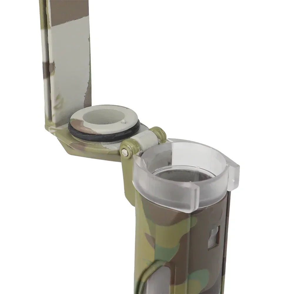 Caja de almacenamiento de batería táctica MOLLE, funda de transporte de batería portátil, bolsa para revistas al aire libre adecuada para baterías CR123/AAA/AA - imagen 5