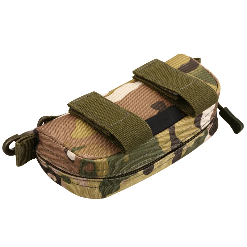 IDOGEAR-bolsa táctica Molle para gafas de caza, caja protectora a prueba de golpes, portátil, para exteriores, para acampar - imagen 3
