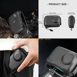 J1HC bolsa almacenamiento Estuche transporte cuero para cámara acción Action 5/4/3, bolso mano, caja para