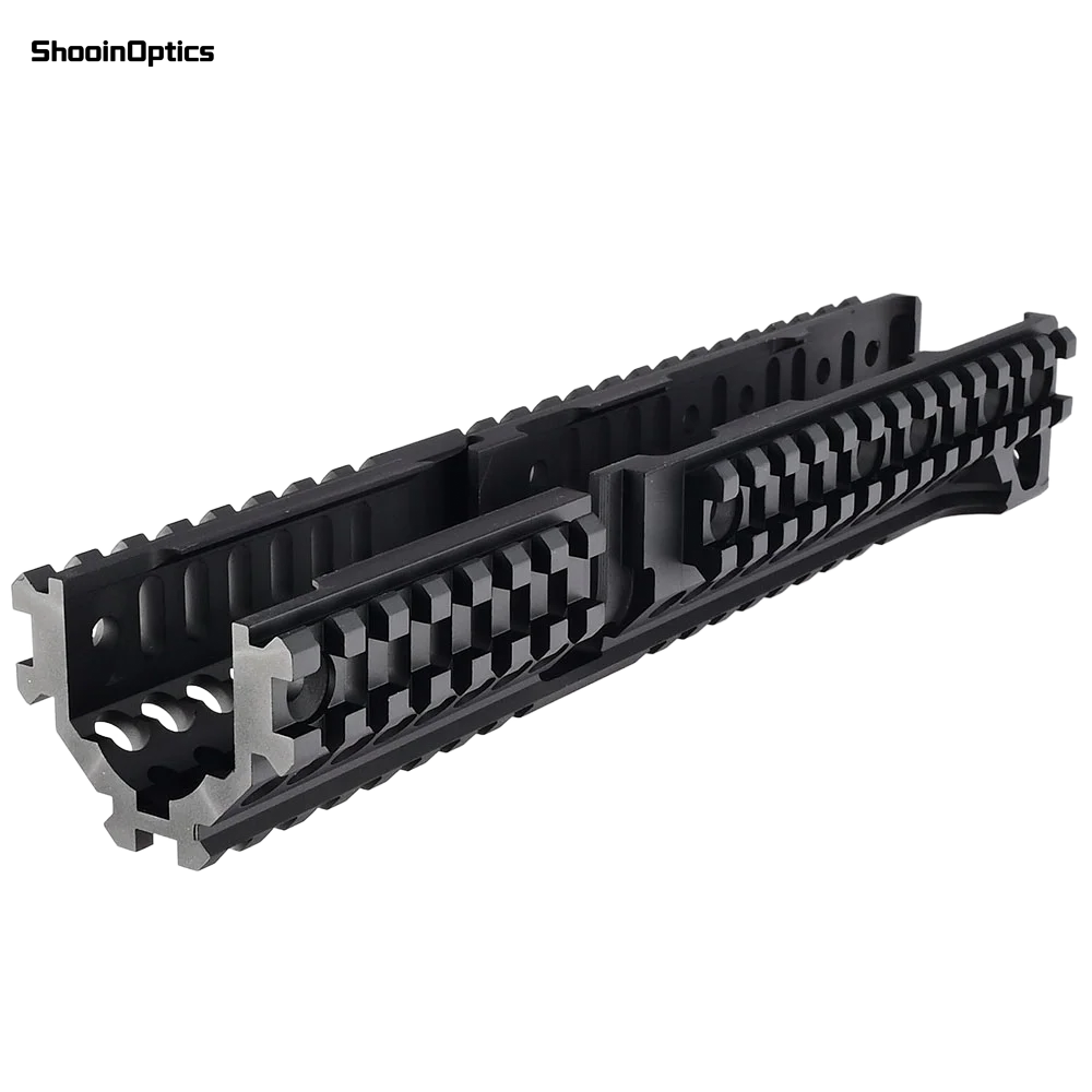 AK Quad riel Picatinny táctico de aluminio longitud completa - imagen 5