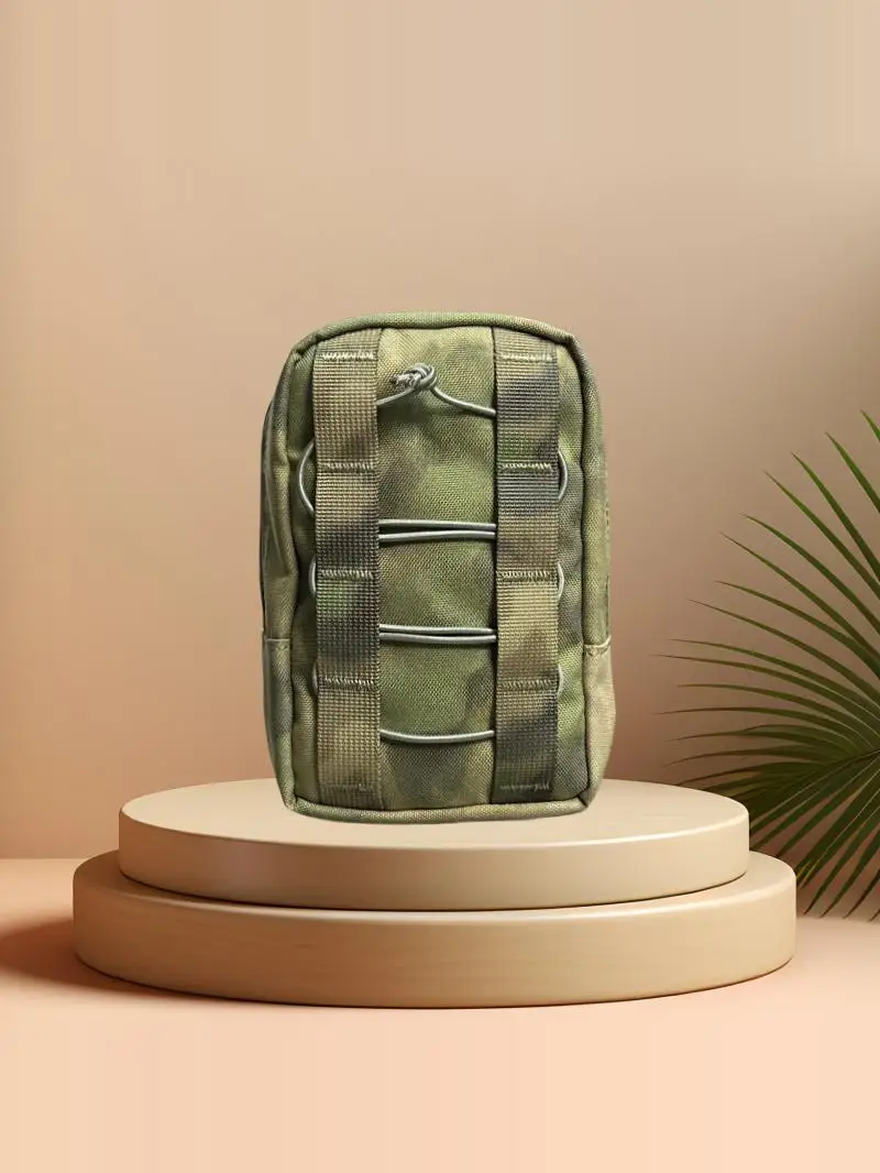 Bolsa secundaria para exteriores, bolsa para varios Gp vertical, bolsa secundaria multiusos para exteriores de camuflaje Molle horizontal - imagen 4