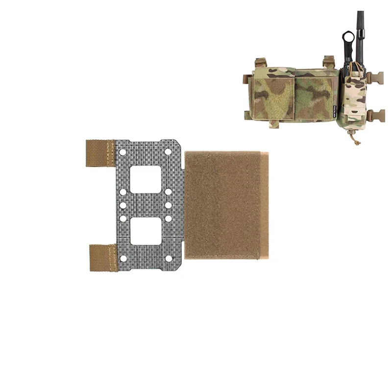 PEW TACTICAL “Petaurillus” Ala expansora MOLLE para MK4 D3 CHEST RIGS Plataforma de montaje de cuchillos estilo cuña TEGRIS Airsoft