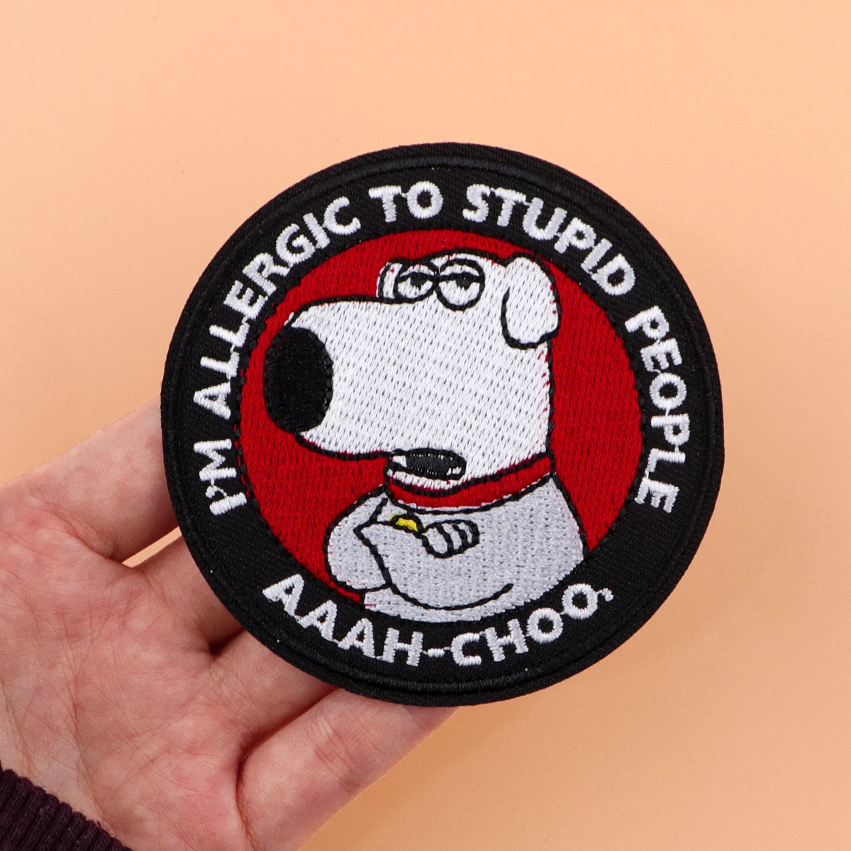 Parche bordado termoadhesivo perro animado – Infantil para planchar - imagen 2