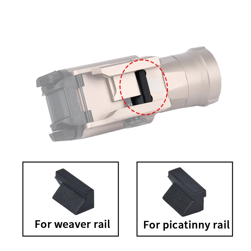 Surefir-linterna estroboscópica táctica Airsoft XH35 X300, linterna colgante para pistola, arma, luz de Metal de alto lúmenes, juego de interruptores de Control Dual - imagen 5