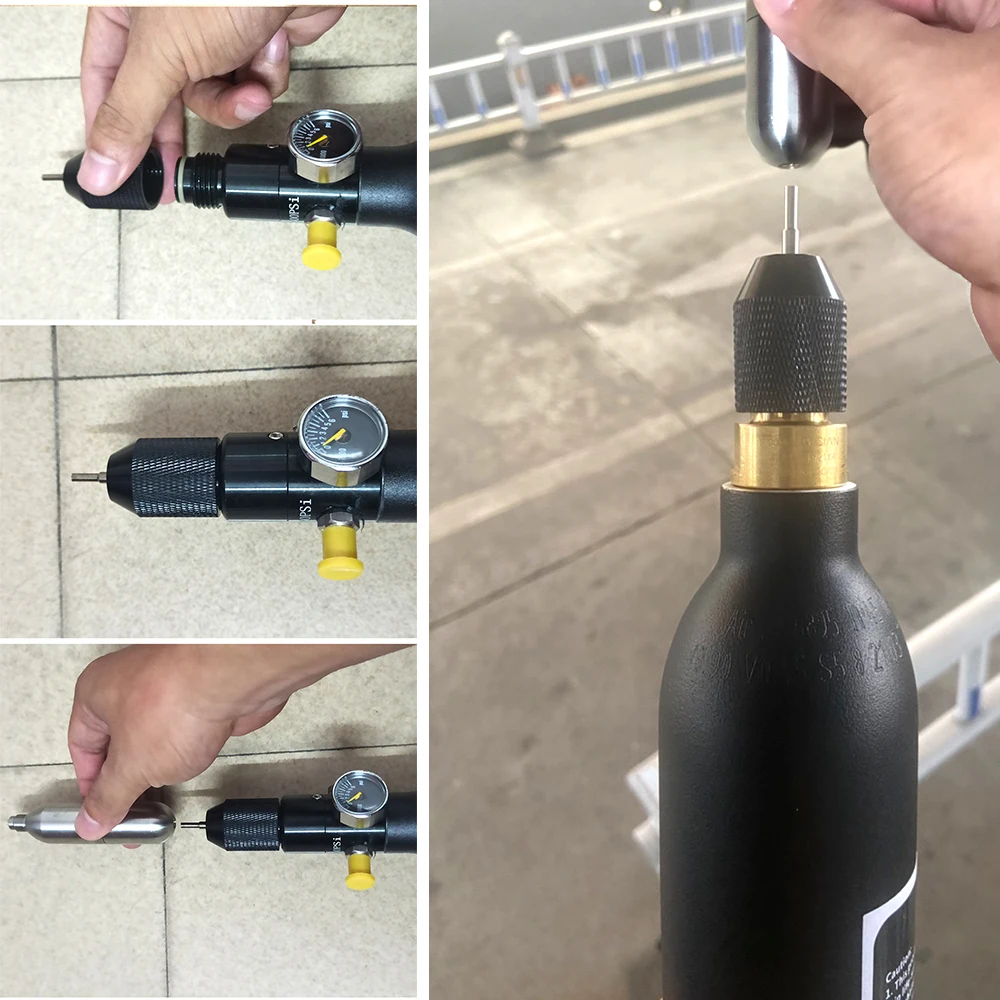 Adaptador de inflado de CO2, ciclo recargable, carga rápida para tanque, artesanía, cerveza, bebidas carbonatadas, cafetera, barra de cocina Sodastream - imagen 3