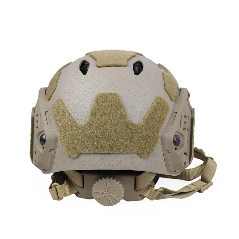 Casco táctico SF para exteriores, fibra de carbono Granular, campo perforado, montañismo, paracaídas, salto, casco de desarrollo para montar, H01 - imagen 3