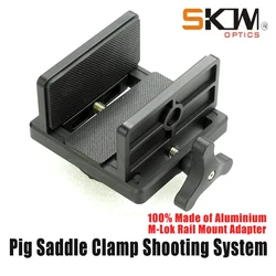 SKWoptics Pig Abrazadera sillín trípode M-Lok Arca-Swiss