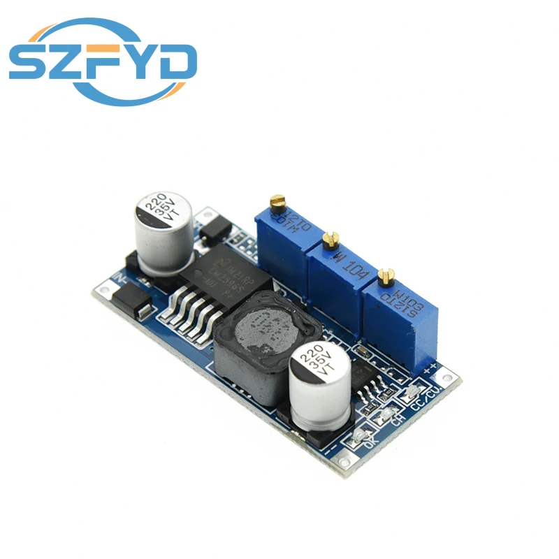 Controlador LED LM2596: reductor CC-CC, fuente de alimentación CC/CV ajustable, módulo de cargador de batería - imagen 4