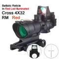 Mira Telescópica Cross 4X32 RM Roja