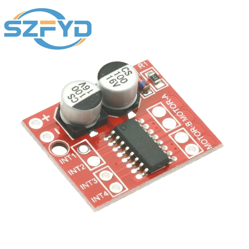 1/2/3/4/5/6/10 Uds MX1508 módulo controlador de Motor CC 2V-10V 1.5A velocidad PWM de 2 vías controlador de Motor paso a paso de puente H Dual L298N - imagen 5