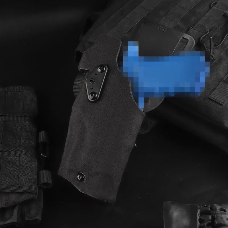 6354DO izquierda ALS bloqueo rápido funda de extracción rápida 832, funda de cuero para caza G17 combinación X300 funda protectora para lámpara - imagen 2