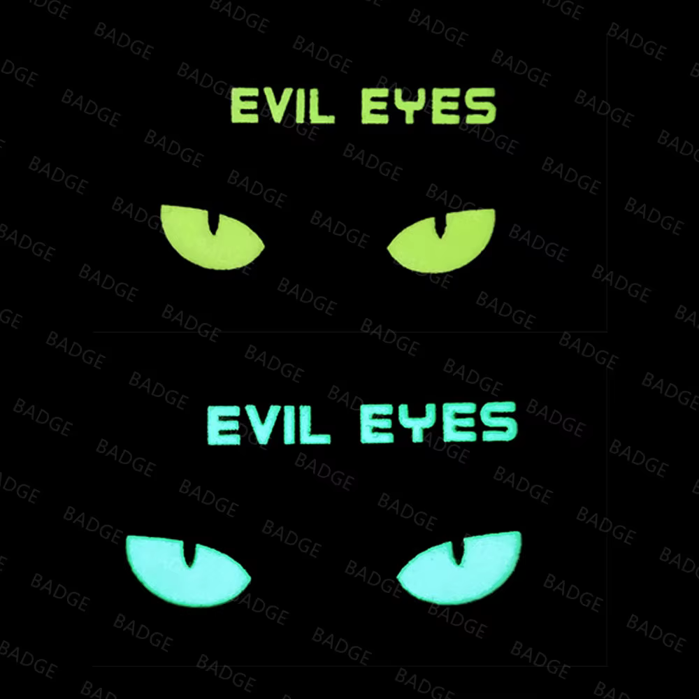 Parche táctico ojos gato diablo brillo oscuridad gancho combate Ranger - imagen 4