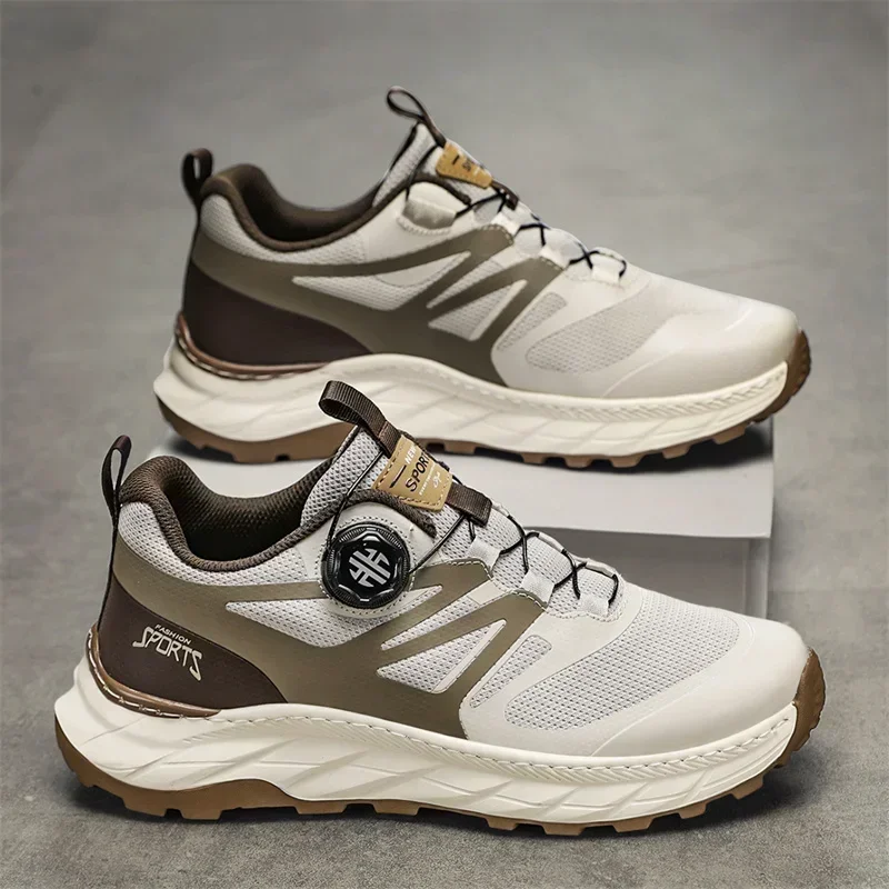 Nuevas zapatillas deportivas transpirables para hombre, zapatillas gruesas para correr, zapatillas para caminar de estilo callejero a la moda, zapatos para hombre, tendencia de baloncesto - imagen 2