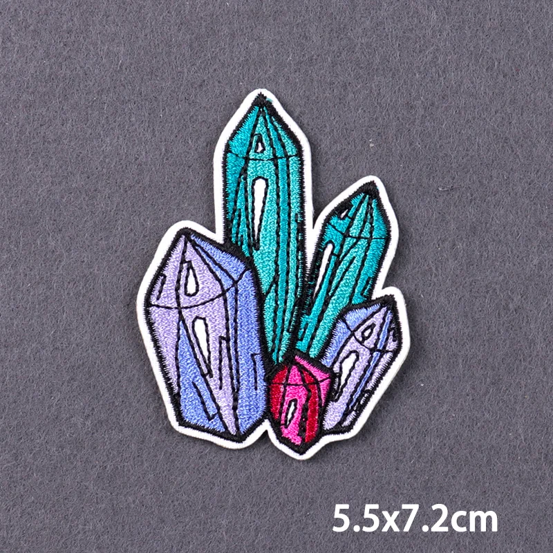 Parches bordados de bruja básica para ropa, parches de dibujos animados para planchar, decoración de ropa, pegatinas de planchado, insignia DIY - imagen 5