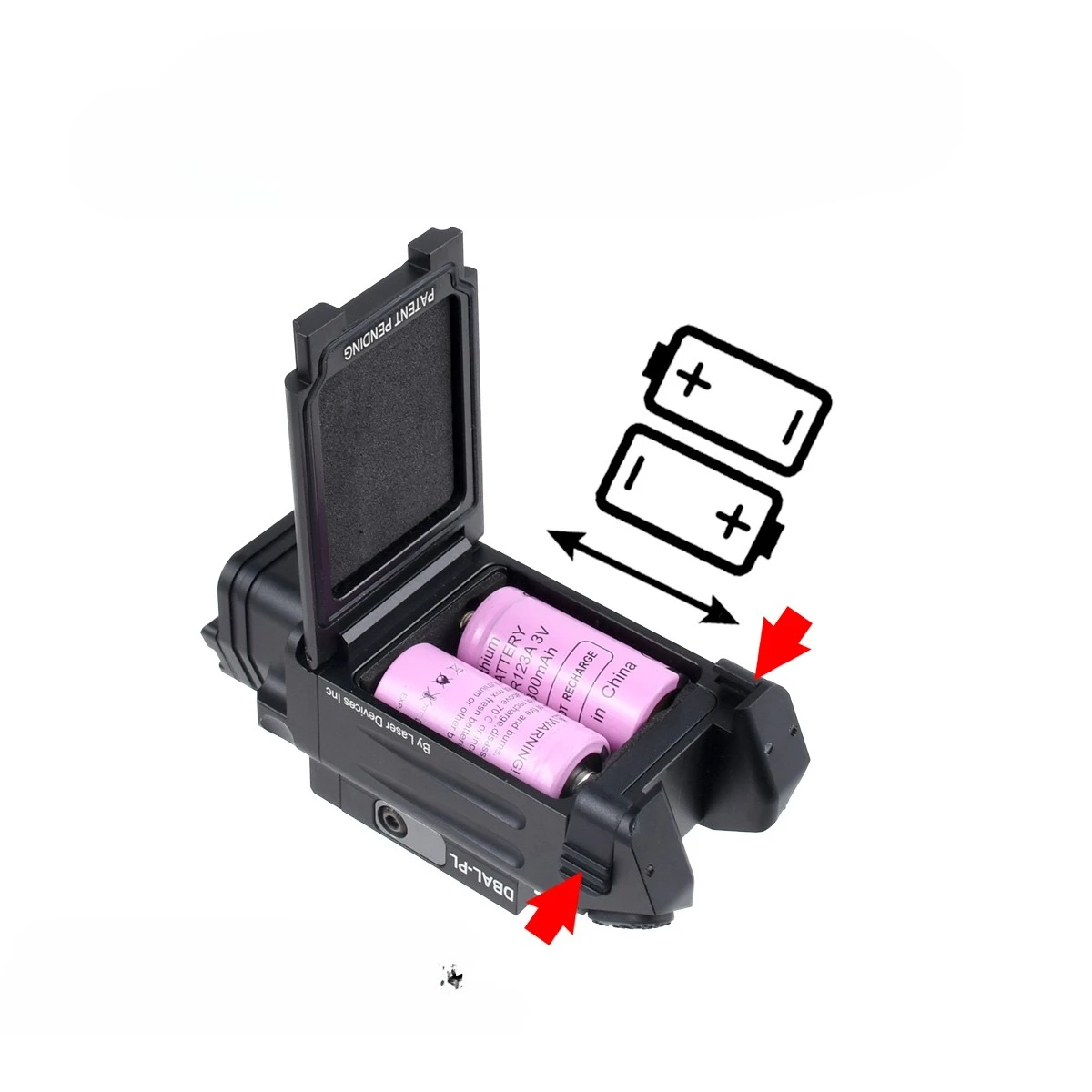 Luz de arma LED láser roja de SBAL-PL de Metal táctico para Glock 17 19, linterna estroboscópica Airsoft para caza X300, luz de explorador de pistola - imagen 3