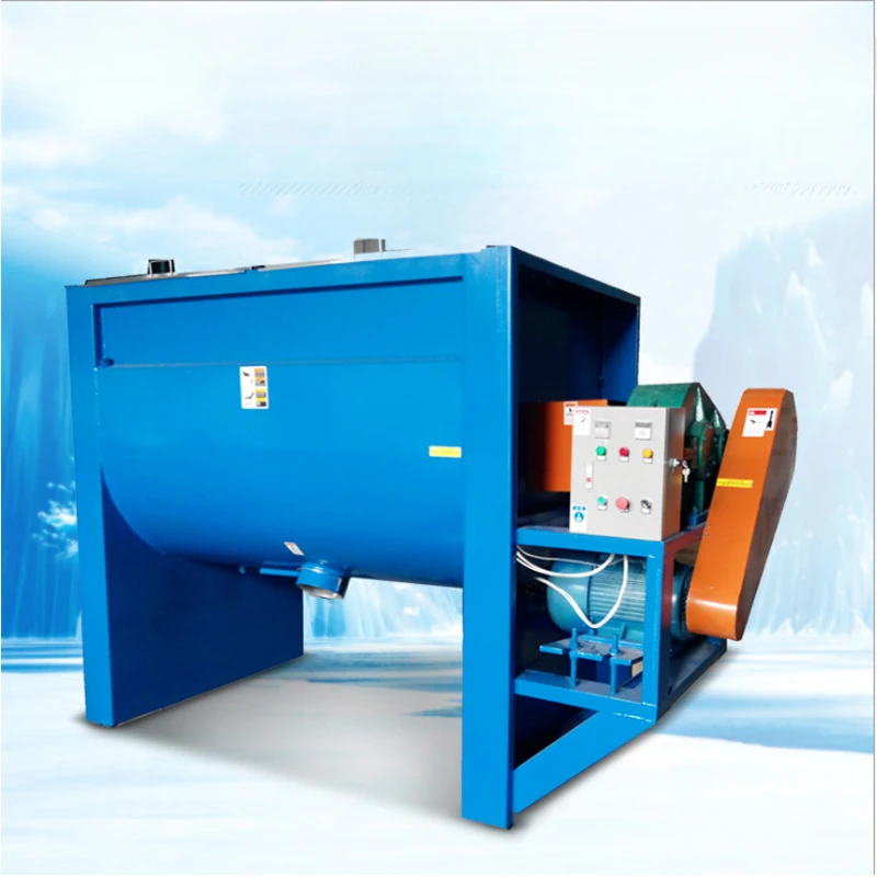 Mezclador de frutas Horizontal con calefacción, mezclador de boquilla de plástico, mezclador de partículas, mezclador de polvo de secado de fábrica - imagen 2