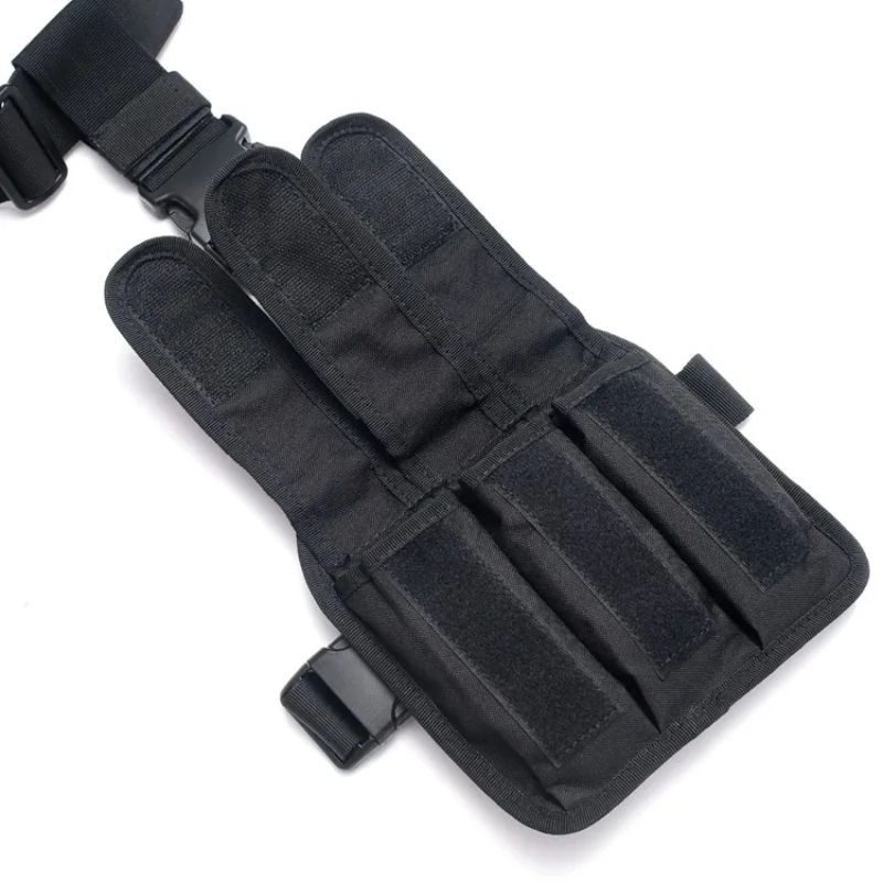 Juego de funda táctica multifuncional para pierna, funda Universal para pistola con pretina y correa para pierna para caza, senderismo al aire libre - imagen 4