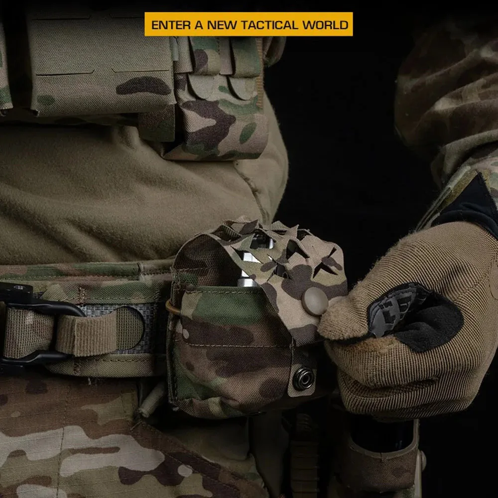 Bolsa táctica SPUD para Granada Frag, estilo SS, para deportes al aire libre, Paintball, caza, tiro, munición Airsoft, bolsa M67 de almacenamiento MOLLE - imagen 2