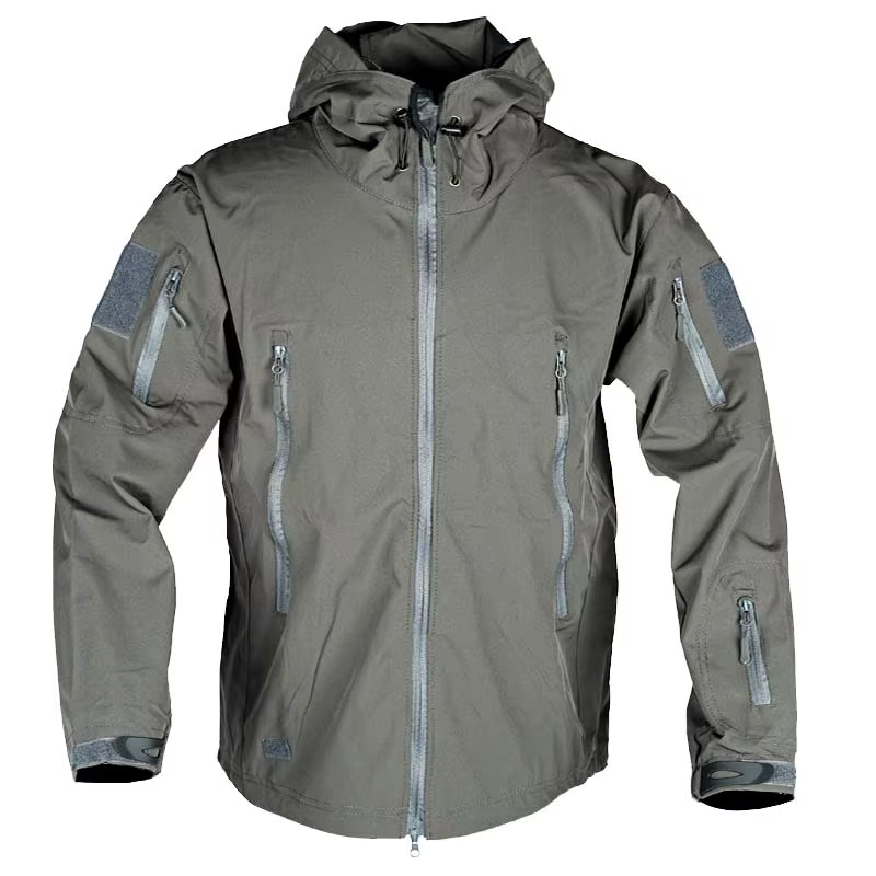 Chaqueta táctica softshell impermeable invierno con forro polar
