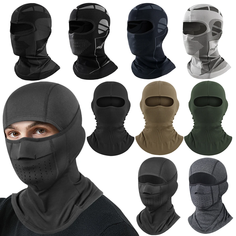 Pasamontañas transpirable, máscara facial completa de invierno para hombres y mujeres, máscara de esquí, cubierta para la cabeza, máscara de protección facial a prueba de viento y polvo