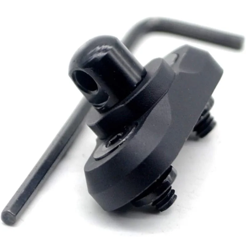 Adaptador montaje giratorio sistema M-LOK con hebilla de correa - imagen 3