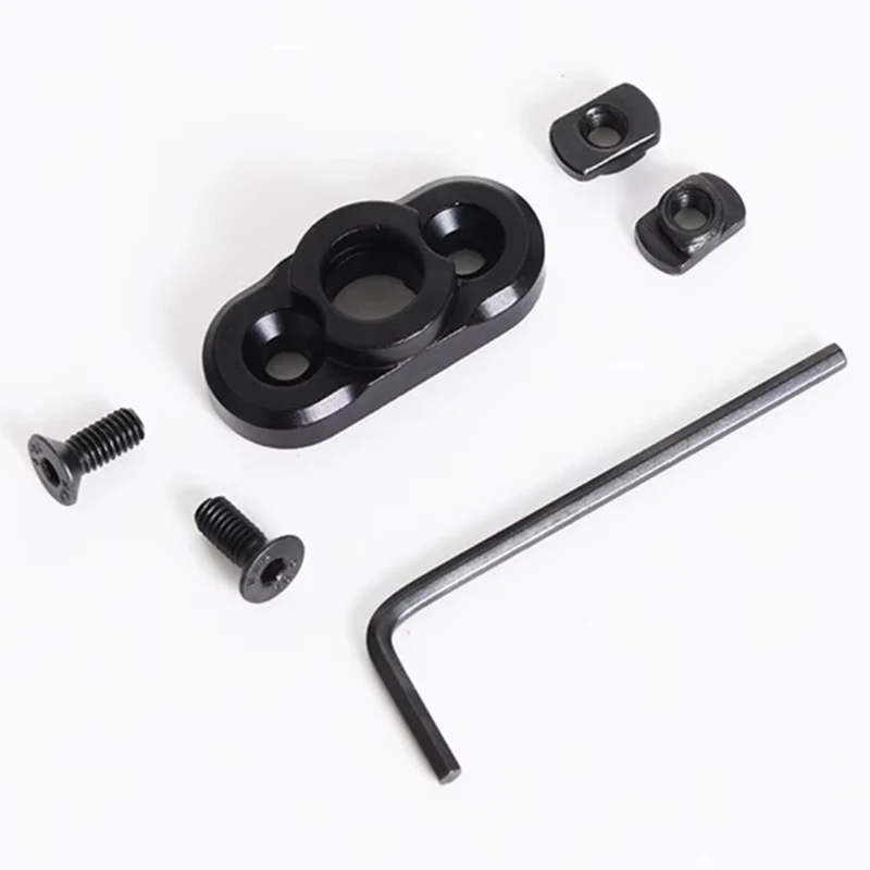 Adaptador de montaje de perno giratorio para Rifle, para riel Mlok, adaptador de montaje giratorio QD de liberación rápida, accesorios para pistola de caza de 1,25 pulgadas - imagen 4