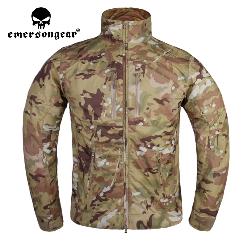 Emersongear-Chaqueta cortavientos táctica de concha suave, gabardina cálida para deportes Airsoft, senderismo al aire libre, viajes en bicicleta EM6810 - imagen 5