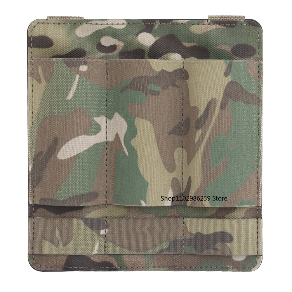 Soporte de sujeción de brida de cables de plástico elástico, organizador de almacenamiento de cables táctico Molle para chaleco Airsoft de caza, portador de placa FCPC - imagen 3