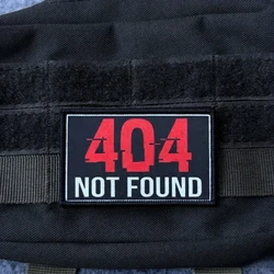 Parche táctico moral 404 Not Found velcro gancho-bucle para mochila