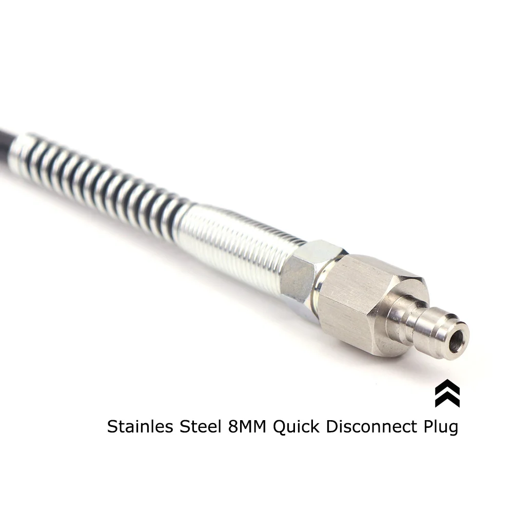 Nuevo Manguera de carga de látigo de alta presión, extensión de llenado remoto, 10 pulgadas, 24 pulgadas, 36 pulgadas, 50 pulgadas - imagen 3