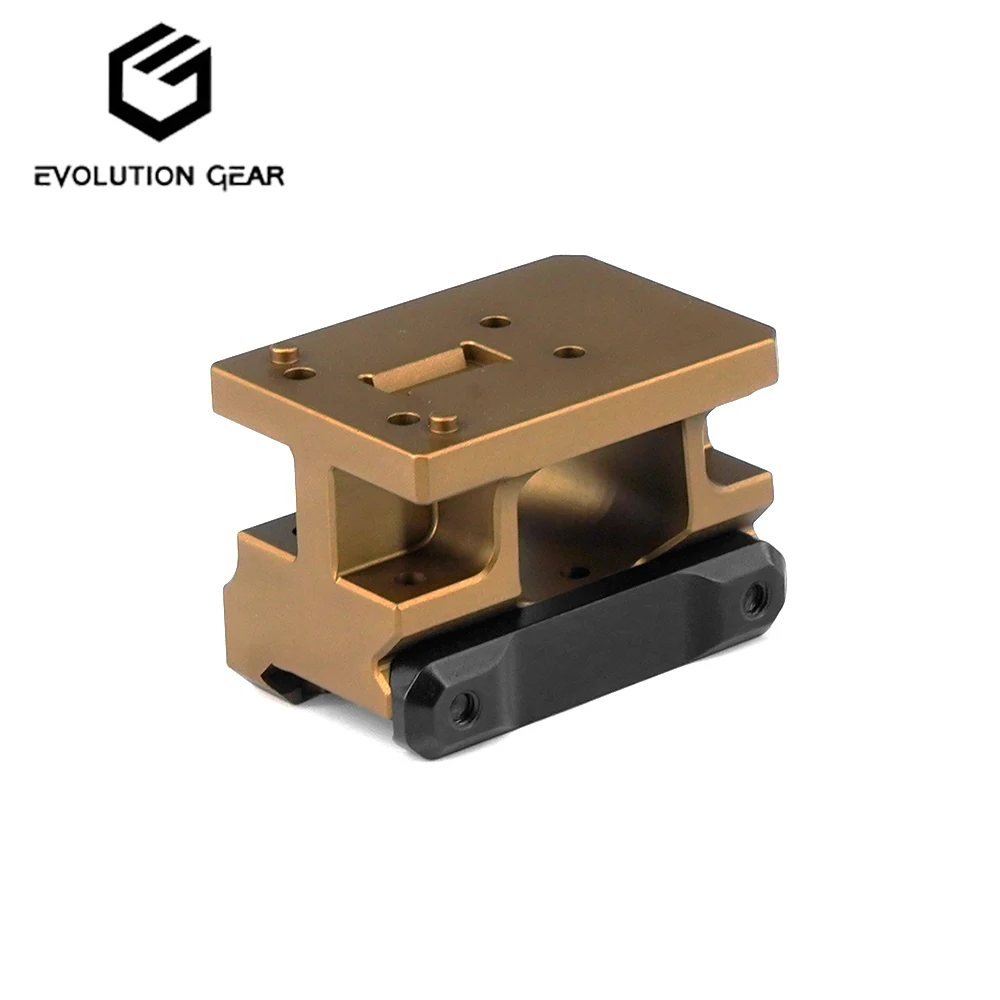 Aems Mount AEMS FAST Mount 2,26" línea central óptica AEMS montaje alto hecho de aluminio CNC 6061-T6 FDE y negro - imagen 3