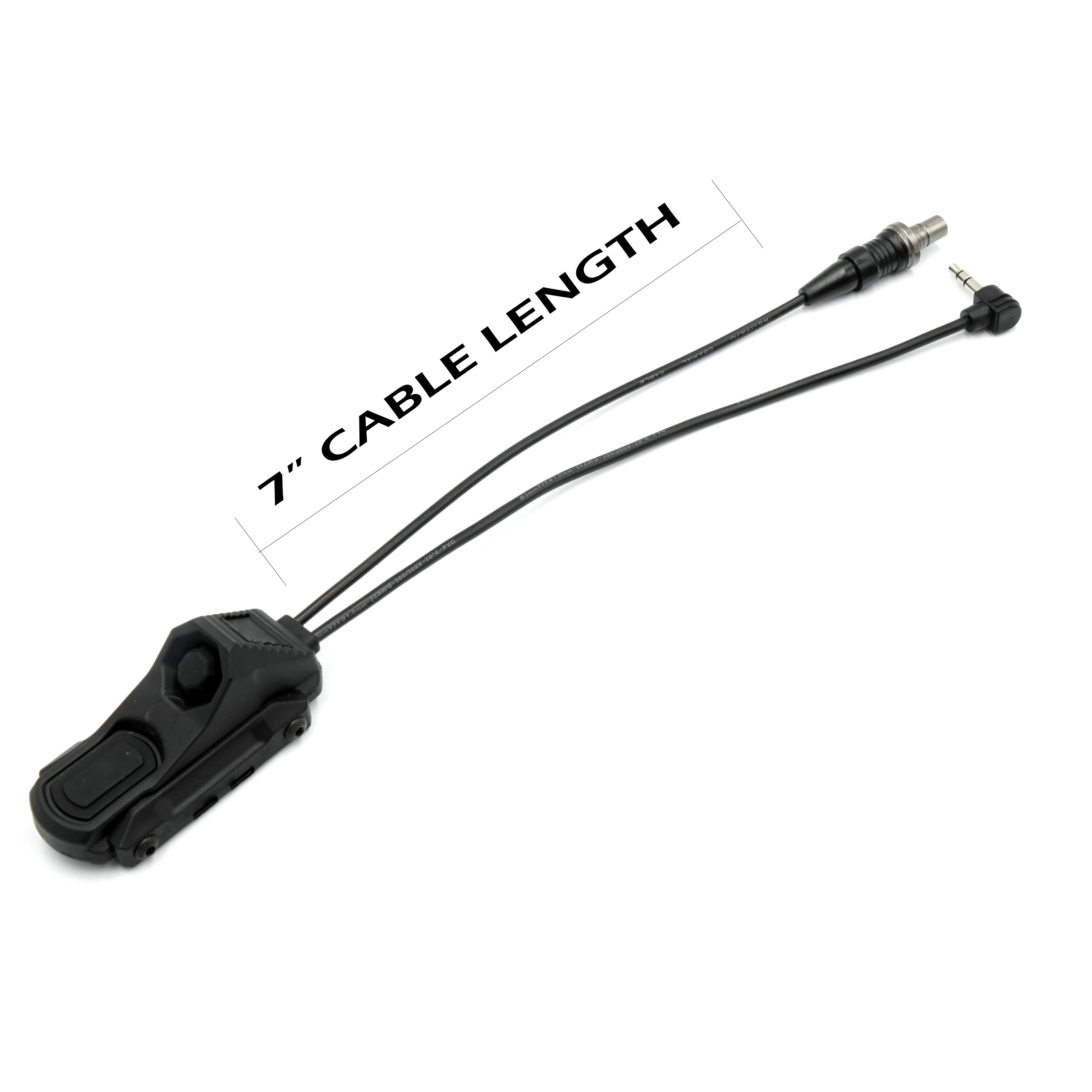 Nuevo SPECPRECISION unAXON interruptor remoto Dual SF y grúa/2,5mm/3,5mm cables de enchufe láser Cable de 7 "accesorios de luz táctica - imagen 3