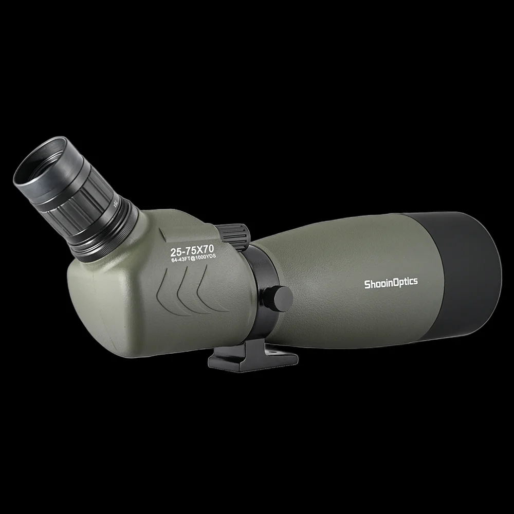Shooin Spotting Scope SCY 20-60x60 25-75x70 FMC Bird Watching Telescope Monocular - imagen 5