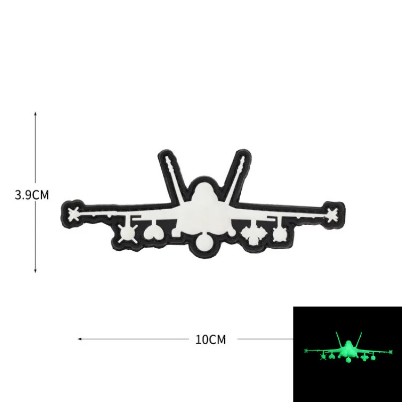 Parche de brazalete táctico serie Fighter, pegatina para mochila que brilla en la oscuridad - imagen 4
