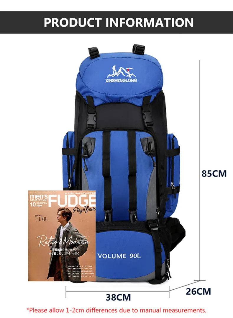 Capacidad 90L - Espacio generoso