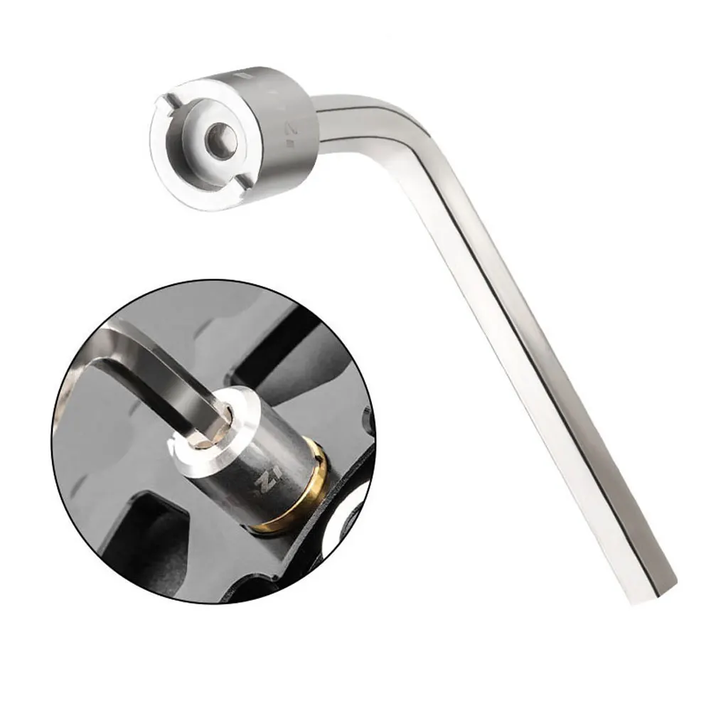 Herramienta de bielas para bicicleta de montaña, llave para clavos de disco ranurado, herramienta de reparación de bicicletas de montaña ATA17 - imagen 2