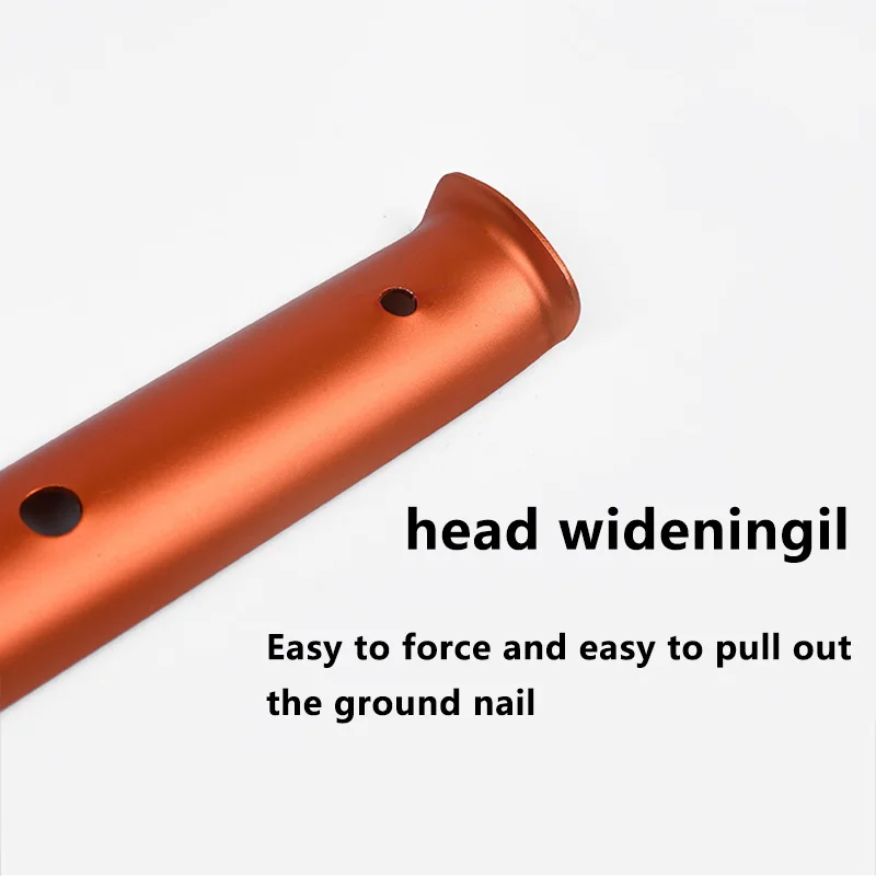 Estacas de aluminio en forma de U para tienda, 10 piezas, 31cm, clavija para nieve, arena, para acampar al aire libre, senderismo, Playa - imagen 2